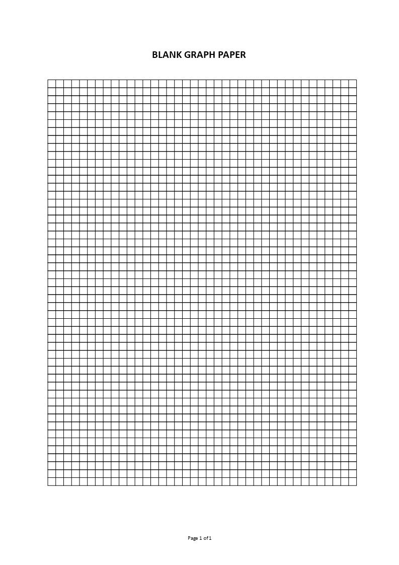 blank graph paper template