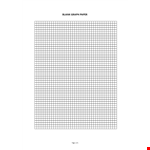Blank Graph Paper example document template