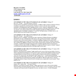 Law Librarian example document template