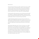 Create Heartfelt Moments with our Love Letter Templates - Never Miss a Chance! example document template 