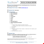 Download Request for Proposal Template for Information Technology - NineSigma Proposal example document template