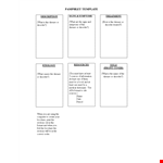 Effective Disease Management with Pamphlet Template for Brochures | Least Disorder Solutions example document template