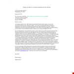 Internship cover Letter example document template