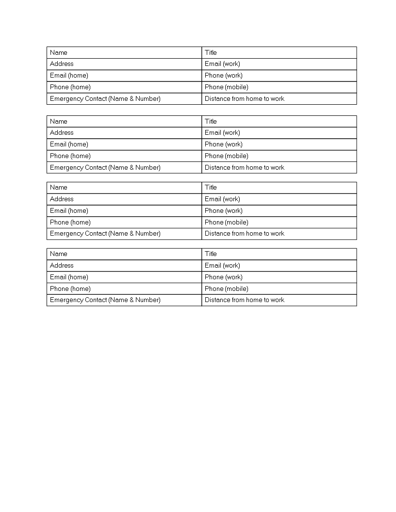 Email Listing Template Email Listing Template