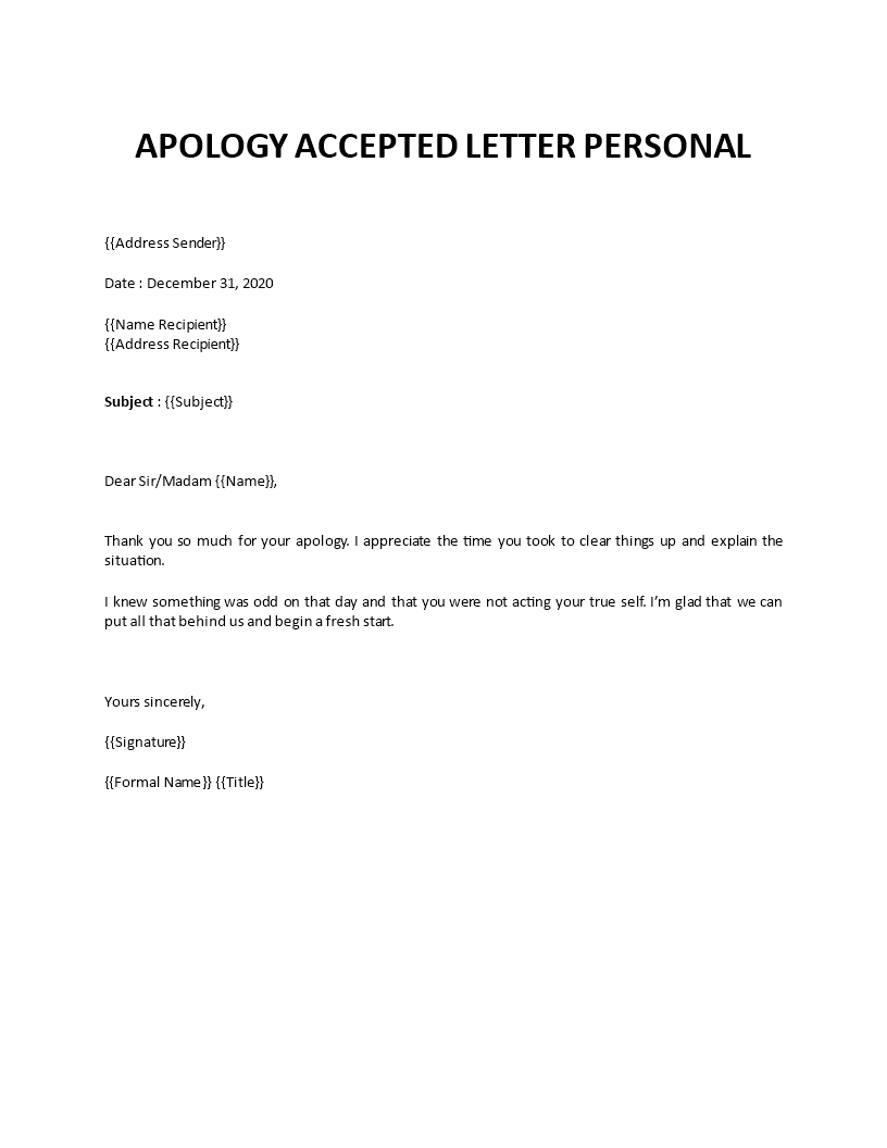 personal apology letter sample Main Image personal apology letter sample template