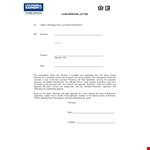 Loan Approval Letter Template example document template 