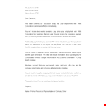 Effective Termination Letter Template for Your Company | Receive Crucial Information example document template 
