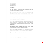 Effective Termination Letter Template for Your Company | Receive Crucial Information example document template