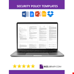 Security Policy Template example document template