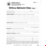 Writing an Effective Grievance Letter | Document Templates example document template