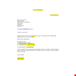 Contract Termination Letter Doc example document template
