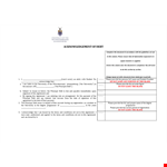 IOU Template - Legal Document for Section with Initial example document template