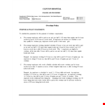 Clinton Overtime Policy: Ensuring Fair Compensation for Employee Overtime Hours example document template