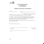 Construction Safety Warning Letter Template example document template 