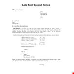 Late Rent Notice Template - Easily Notify Tenants About Late Payments example document template 