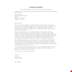 Marketing Executive Job Application Letter example document template
