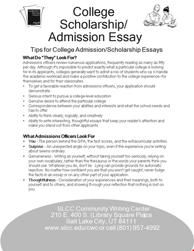 Write an Impressive College Scholarship Admission Essay and Stand Out