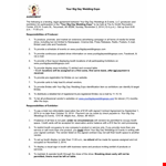 Wedding Vendor Contract Template example document template
