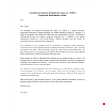 Corporate Solicitation Letter Template example document template