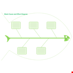 Fishbone Cause Effect Diagram example document template