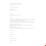 Tenancy Contract Termination Letter example document template