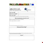 Download Test Case Template - Create Detailed Test Cases Easily example document template
