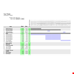 Gantt Chart Calendar Excel Template example document template