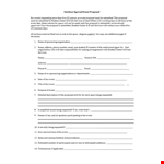 Professional Event Proposal Template for Students and Services example document template