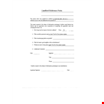 Effective Landlord Reference Letter for Your Tenant example document template