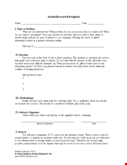 Research Proposal Template A Comprehensive Guide For A Successful