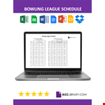 Bowling League Schedules example document template