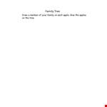 Free Blank Family Tree Template example document template