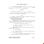 Buy or Sell Property with Ease: Purchase Agreement Template for Buyer and Seller example document template 