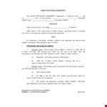Buy or Sell Property with Ease: Purchase Agreement Template for Buyer and Seller example document template