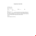 Sample Doctor Notes Template example document template 
