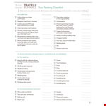 Ultimate Wedding Packing List Template - Organize Your Cards and Handling example document template