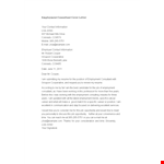 Employment Consultant example document template