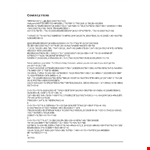 Economic Consulting example document template