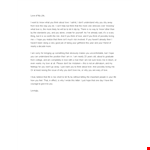 Create the Perfect Love Letter with Our Templates example document template 