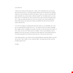 Create the Perfect Love Letter with Our Templates example document template