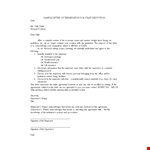Printable Staff Termination Letter example document template
