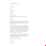 Financial Manager Reference Letter example document template