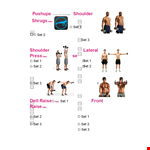 Raise Your Fitness Level with Our Simple Workout Checklist Template example document template