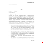 Simple Real Estate Offer Letter Template example document template