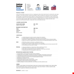 Example Retail Store Entry Level Resume | Dayjob example document template