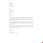 Volunteer Position Resignation Letter example document template