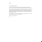 Reporter Resignation Template example document template