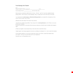 Formal Apology Letter Template example document template 