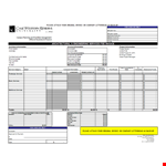 Project Invoice Template - Easy to Use & Professional | Company Name example document template