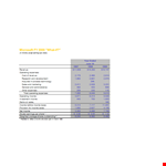 Free Income Statement Template - Track Your Expenses, Earnings & Shareholder Income example document template